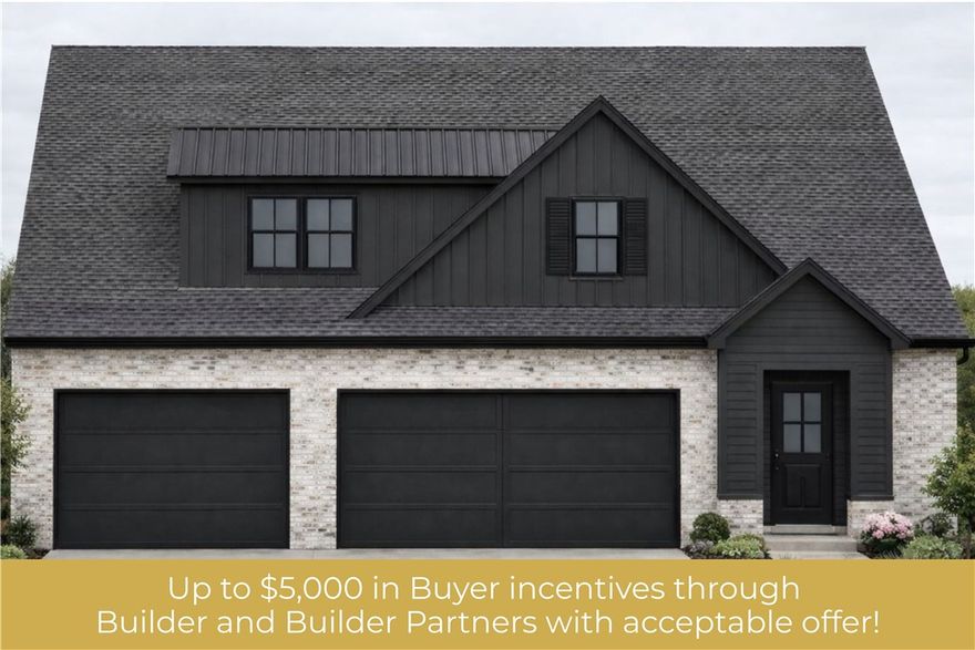 Beautiful new construction in the heart of Cave Springs offering 4 bedrooms and 3.5 bathrooms with a thoughtfully designed layout and upscale designer finishes throughout. This home blends modern contrast with timeless materials, creating striking curb appeal and a warm, inviting interior. Inside, you’ll find spacious living areas ideal for both entertaining and everyday life, along with generously sized bedrooms and well-appointed baths. The floor plan offers flexibility, comfort, and functionality — all with quality craftsmanship and attention to detail. Located just minutes from area schools and Mt. Hebron Park, you’ll love the convenience to trails, playgrounds, sports fields, and everything Northwest Arkansas has to offer while enjoying the charm of Cave Springs living.