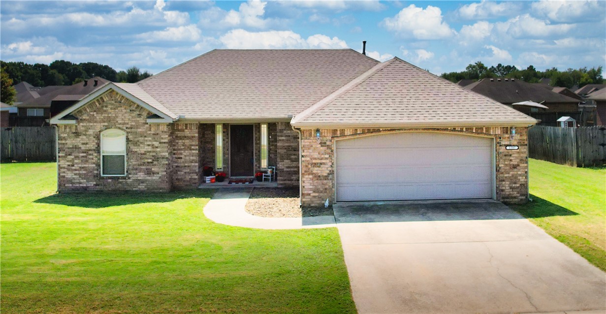 Welcome to this well-maintained home in a quiet, established Pea Ridge neighborhood. Offering 3 bedrooms and 2 baths, this residence features a functional layout designed for comfortable living. The spacious living area is bright and inviting, while the kitchen provides plenty of cabinetry and counter space. The primary suite includes its own private bath, and the secondary bedrooms are generously sized. Step outside to enjoy a large backyard with room for play, gardening, or entertaining. With its clean curb appeal and peaceful surroundings, this home provides both charm and practicality. Conveniently located near schools, shopping, and both Bentonville and Rogers. This home is an ideal choice for anyone seeking value and community in Northwest Arkansas.