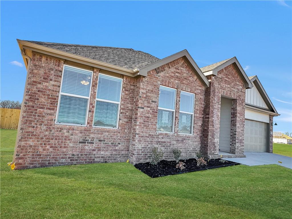 This impressive subdivision, Goose Creek Village, is where quality and affordability meet, in the heart of Farmington. Goose Creek Village. Make it home! This is a fantastic plan called the COLEMAN!!! You will love the open floorplan with kitchen open to the living room!! Large covered back patio!!! This home features a beautiful island, gorgeous quartz kitchen countertops, stainless steel appliances and a walk-in pantry. Private primary bedroom includes en-suite with gorgeous quartz counter tops, double sinks, over-sized shower and walk-in closet. Living room has a cozy electric fireplace with heater. Luxury Vinyl plank flooring throughout! Fans in all bedrooms as well as the living room! This home exterior will have 4 sides brick! Covered patio and a landscape package. Garage Door opener! Tankless gas hot water heater!Taxes and Parcel # TBD.