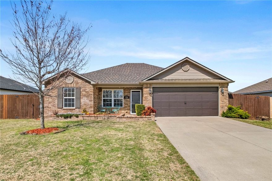 Well-maintained 3-bedroom, 2-bath home on the desirable east side of Springdale! Built just 10 years ago, this home offers a great blend of modern comfort and easy living with a functional layout, inviting living area, and spacious kitchen perfect for everyday life or entertaining. Enjoy a cute, manageable backyard that's ideal for relaxing, pets, or a small garden. Recent updates include a new roof in 2024, and the HVAC is original but has been professionally maintained every 6 months. Conveniently located near schools, parks, and everyday amenities, this move-in ready home is a fantastic opportunity for a first-time buyer or anyone looking for low-maintenance living in a great location.