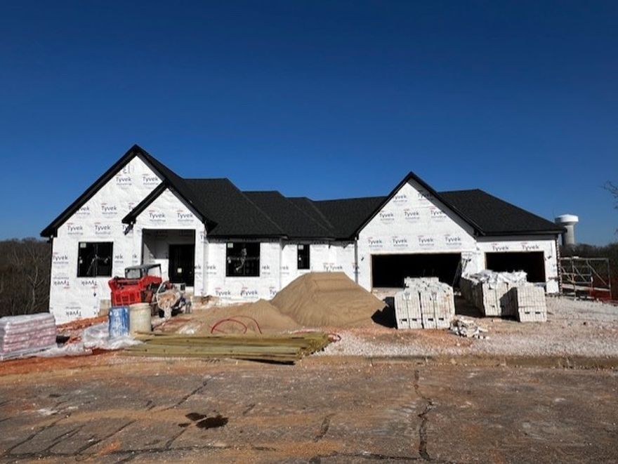 This gorgeous home is being built at the end of the cul-de-sac and has an amazing view! Want bike trails? Esther’s connects in the back yard! The main level will host the primary bedroom suite, open living, formal dining and breakfast room, laundry, office, half bath, island and walk in pantry in the kitchen and access to the deck. Downstairs you will find 3 bedrooms, two full baths, storage area, large living/flex space and walkout to the covered patio.
THE VIEW from the back of this home is gorgeous! Construction has started and the home is expected to be completed sometime in 2024.  No hard completion date yet.