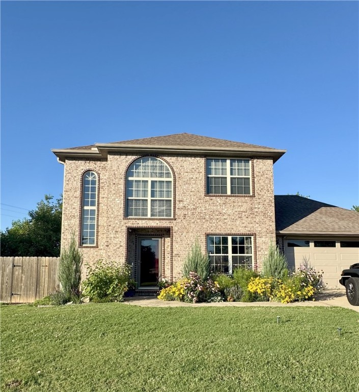 Discover this charming 3-bedroom, 2.5-bath home at 1905 W Countryside Ln in Rogers! This two-story brick beauty features a spacious layout, cozy living room with gas fireplace, and a warm and inviting kitchen with custom touches. Stainless steel appliances & lots of cabinet storage in the kitchen. Fantastic split floor plan with owner's suite downstairs and a large upstairs layout, perfect for families. Enjoy the large fenced backyard with pergola-covered deck, firepit area, and space to relax or entertain. Located just minutes from the Razorback Greenway, Hobbs State Park, and Pinnacle Hills Promenade. Close to Topgolf, the AMP, and fast-growing dining spots like Big Orange and Local Lime! A perfect balance of comfort, location, and lifestyle!