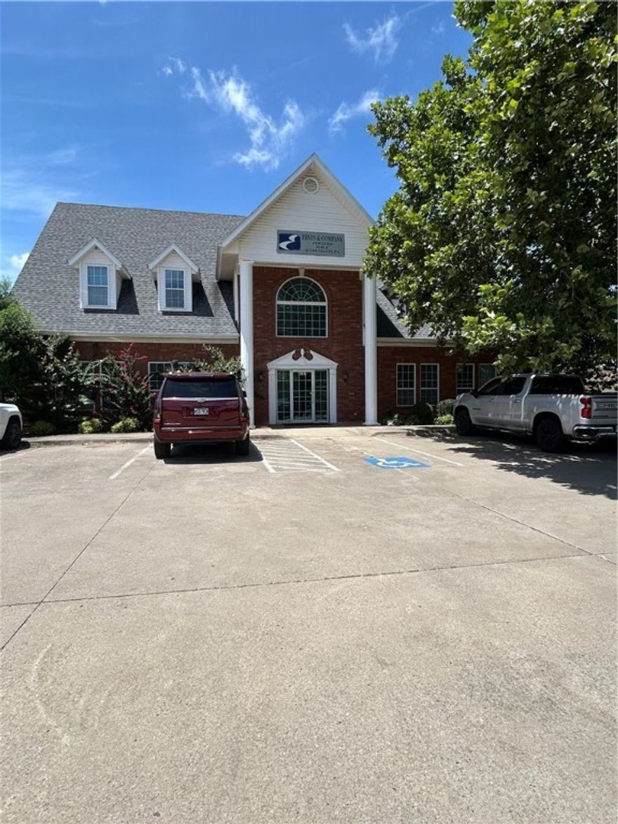 Two office suite on ground floor with back parking lot entrance.  Very private office space.  All bills paid except phone and data.  Please see attached offering memorandum.