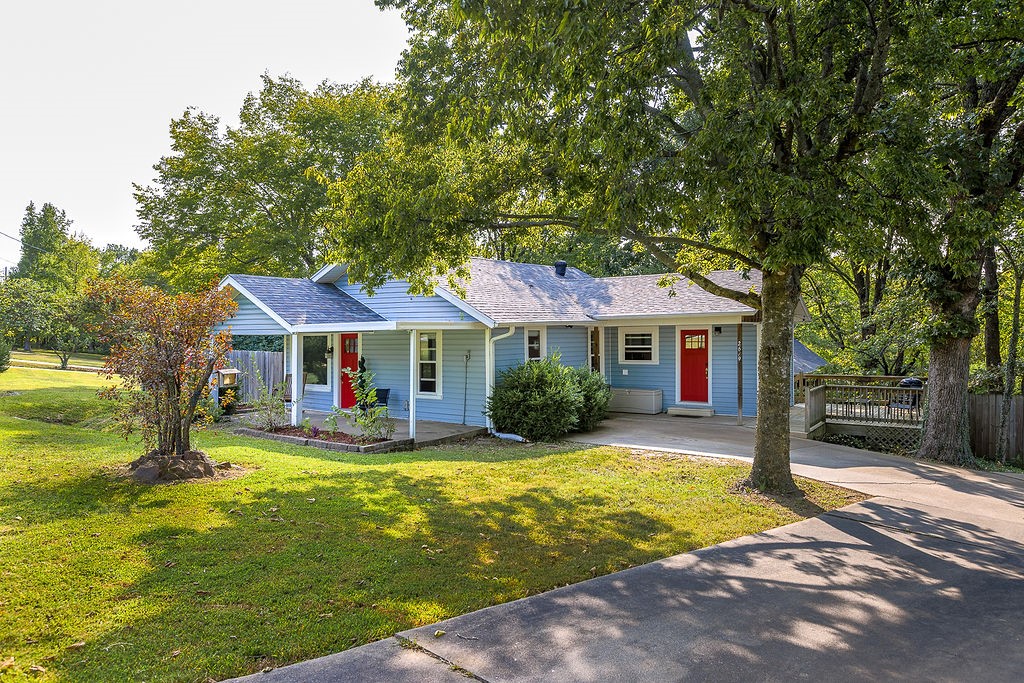 Situated directly across the street from Gulley Park, this 2-bedroom, 1-bath home is an active and permitted Type 2 Short-Term Rental. Whether you're in search of a new primary residence or a strategically located rental, this inviting bungalow is ready to meet your needs.
Recent updates include new electrical, countertops, sink, flooring, fixtures, insulation, trim, baseboards, paint, exterior lighting, and hard-wired smoke detectors. The hot water heater, roof, and windows have all been replaced by the previous owner. The fridge, washer, dryer, and microwave to convey.