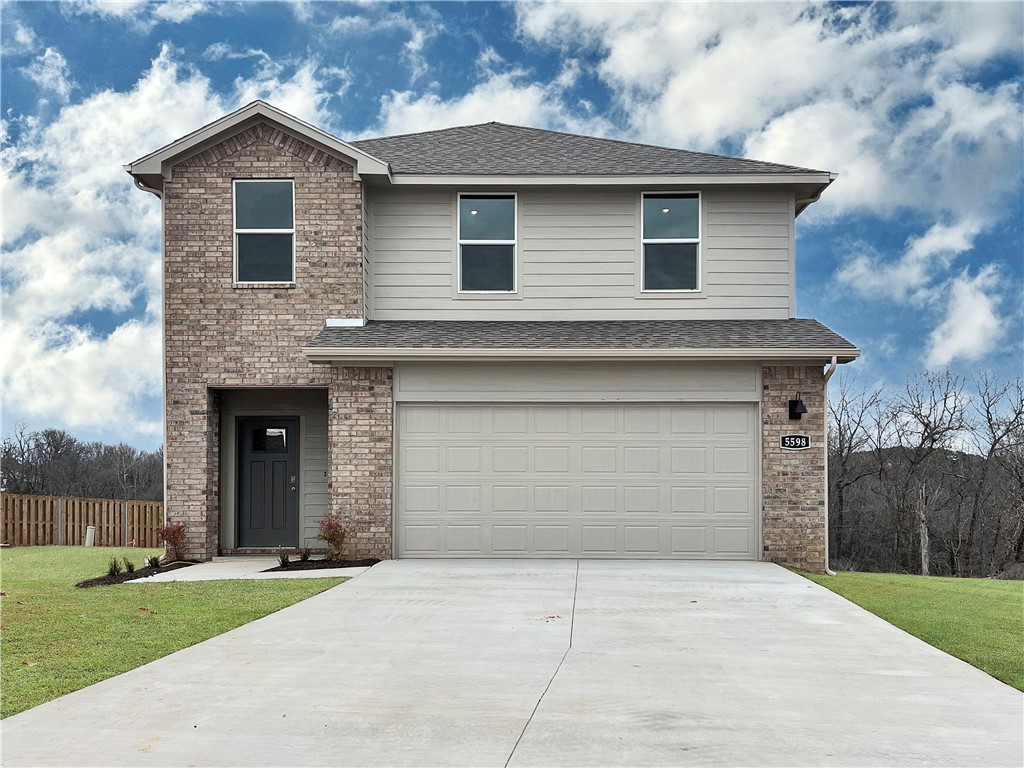 The Gorgeous Garfield plan in The Element, brought to you by D.R. Horton! This home offers 4 bedrooms and 2.5 bathrooms! Upon entering, youāll find a spacious living room and kitchen with a breakfast nook! The kitchen features beautiful quartz countertops, a gas range, and pantry. All bedrooms are located on the second floor, including primary bedroom and ensuite. The primary bath features quartz countertops with double sinks and a walk-in shower! Each home will have LVP flooring throughout the first floor, with carpeted stairs and carpet in all upstairs living areas. Upstairs wet areas will have LVP. The exterior will feature brick and HardieĀ® siding per plan and a covered patio per plan. Homes in this neighborhood are equipped with smart home technology. The programmable thermostat allows you to effortlessly control your environment with the touch of a button. Landscape package! Garage Door opener! Taxes and parcel number TBD.