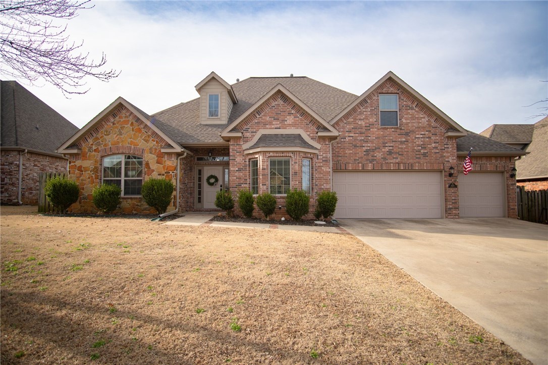 Great opportunity for a beautiful 5 bedroom home in Quailridge! Enter the front door into a welcoming foyer with a soaring ceiling. The ground floor offers a spacious living room, well-equipped kitchen with stainless appliances & a pot filler, family-friendly dining area, private master suite, secondary guest suite, home office & oversized utility room. Meander upstairs to find huge bedrooms consisting of a 2nd master suite with dual closets, another secondary bedroom & a 5th bedroom which is easily large enough to be utilized as a game or media room. Off the kitchen area, you will find access to your relaxing covered patio & plenty of space for dogs or children to play - a well-kept privacy fence provides a tranquil paradise only steps away. If you want more activity, this neighborhood offers amenities like a community pool, tennis/pickleball courts, a playground & clubhouse for socializing with the neighbors. This is truly an opportunity not to be missed - schedule an appointment & come see for yourself!