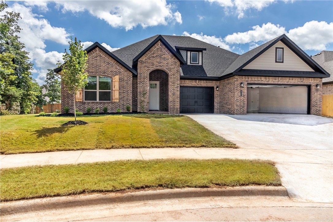 Located on a quiet Cul-de-sac this one level, new construction home has a smartly designed open floor plan! This 4 bedroom, 2 bath home includes a 3 car garage, gas fireplace, solid surface flooring in the living areas, ceramic tile in the wet areas, carpet in the bedrooms, granite counters throughout, and stainless steel appliance package! Exterior has professional landscaping, full gutters, privacy fenced back yard, and a covered back porch. Additional features includes low e windows, insulated garage doors, gas water heater, 2" faux wood blinds, and more! Come tour this property today!