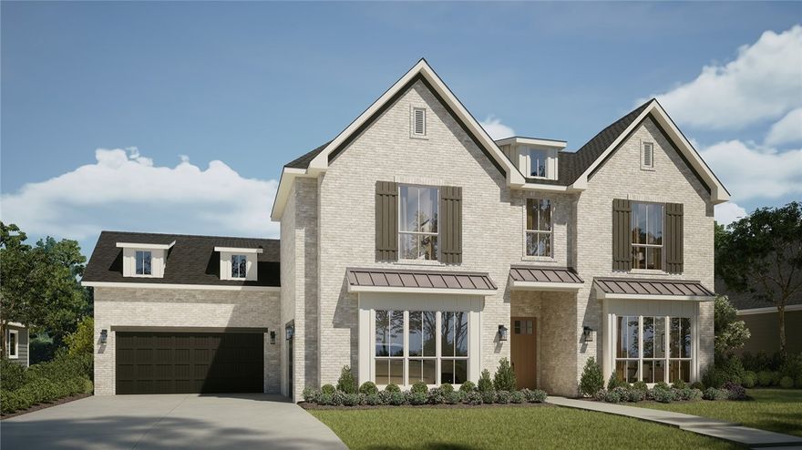 Hamilton means "from the beautiful mountain," which is perfect for this stately floor plan offered in the rolling hills of the Ozarks. Upon entering this two-story home through its beautiful double doors, you're greeted by an elegant, spacious plan. The living room features 12-foot ceilings, a tall, gorgeous fireplace, and numerous windows for natural light. The extended patio has a vaulted ceiling and a fireplace for outdoor enjoyment and entertaining. The living room flows seamlessly into a designer kitchen perfect for entertaining with an enlarged island and cabinets to the ceiling. The Owner's Retreat is exceptionally generous, with a huge Owners Retreat bath and walk-in closet, soaker tub and large shower. It’s the perfect spot to rest from the hustle of daily life! Upstairs is a game room with three bedrooms, and two full baths. The garage has a great layout where you could park on one side with the two-car and use the other single car for storage, a home gym, or an entertaining area.