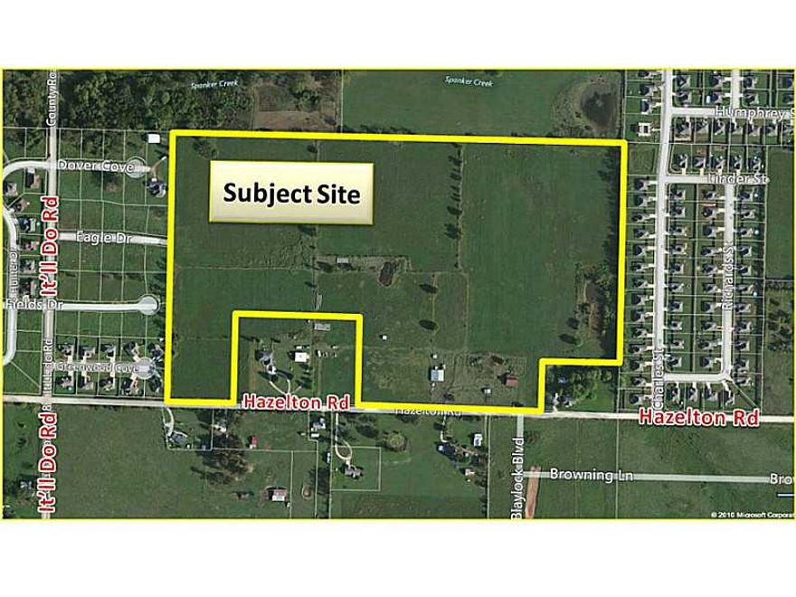 Bank Owned Land For Sale.  Approximately 55.22 Acres listed at $15,302 per Acre.  Zoned R-1-A.