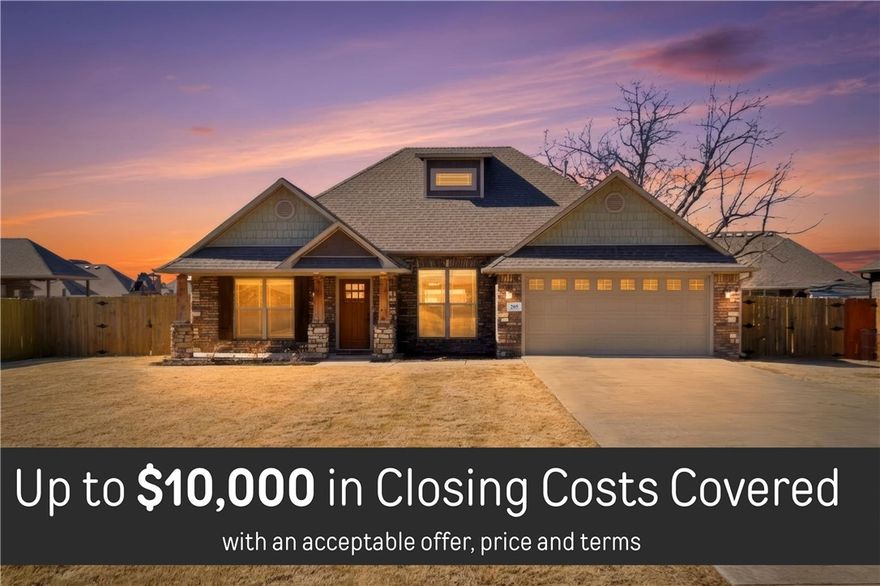 Dreaming of that cozy small-town feel in Northwest Arkansas? Then Pea Ridge is calling your name!
Got a craving for quality craftsmanship? Clements homes with Ronald & Reagan at Elkhorn Estates is your match made in heaven. Is your family growing faster than a weed and you need a four bedroom home with plenty of outdoor space, then this place is made for you! This Craftsman-style bungalow features tall ceilings, welcoming front and back porches, and 3cm granite counters. Inside, a split layout offers easy flow, with laundry next to the primary suite and a bath that includes a full tile shower, double sinks, and a jetted tub. The Elkhorn Estates neighborhood brings fun extras like courts for pickleball, basketball, volleyball, a soccer field, dog park, swings, tetherball, and a mountain bike track. And for y’all that have busy lives, did I mention that, Walmart will deliver straight to your door either by the roads or the sky?