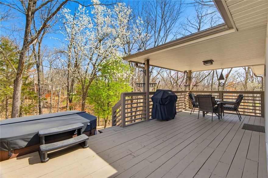 Private end-of-street setting just steps from Bella Vista’s trail systems. This 3-bedroom, 2-bath home offers privacy and an active Northwest Arkansas lifestyle. Walk to the Metfield Clubhouse with pool, pickleball & golf, plus quick access to the Back 40 trail system & Razorback Greenway.
Open floor plan with oversized 2-car garage—perfect for bikes, gear, and projects.
Recent updates include NEW HVAC and newer roof-2023. . City sewer, a valuable Bella Vista feature. Enjoy the back deck and hot tub after a day on the trails.
True bike-in, bike-out location with direct access to the Back 40 single-track and Razorback Greenway.
Adjacent lot available (MLS #1339379) with wooded views and fire-pit—combine for expanded space or investment.
Convenient to Walmart, Bentonville, and 3.3 miles to OZ Trails Bike Park opening Summer 2026.