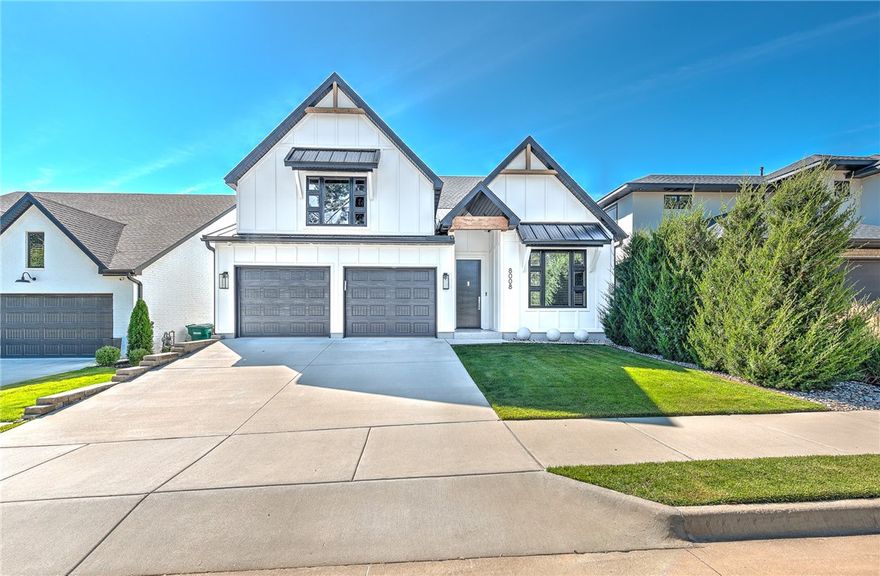 Experience refined living in this stunning golf-front home overlooking the 15th green in a sought-after gated community. Designed with modern finishes throughout, this residence features rich hardwood floors and an open, light-filled layout. The gourmet kitchen impresses with upgraded soft-close cabinetry, a sleek beverage refrigerator, a spacious walk-in pantry that seamlessly extends your storage and prep space, and upgraded plumbing fixtures for a polished touch. Thoughtful design continues with abundant storage options to keep everything organized and clutter-free. Relax and entertain in the inviting screened-in porch, where you can enjoy peaceful, year-round golf-front views of the pristine course. Offering the perfect blend of style, comfort, and functionality, this home captures the essence of elevated golf-course living in a secure, private setting.