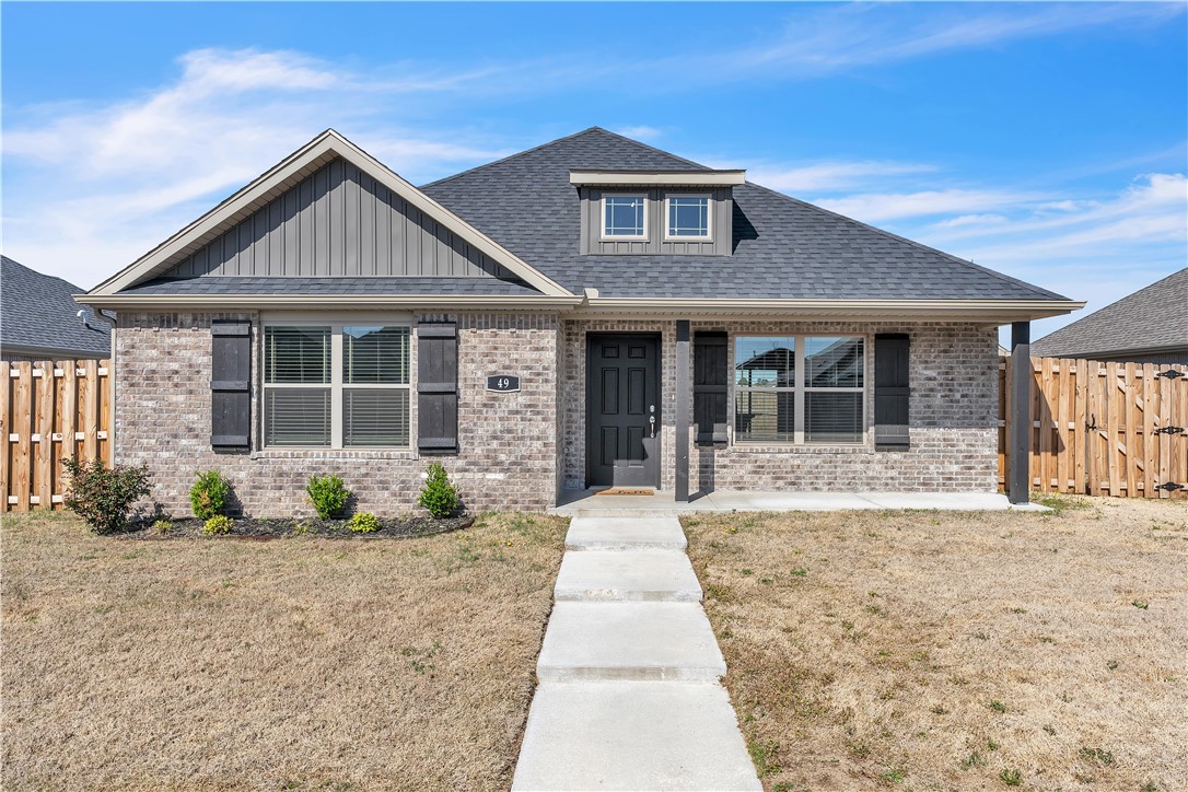 One of the best floorplans found in this home size - check out this beautiful, almost brand new 3 BR 2 BA 2 CG home in West Fayettevilleās popular Villages of Sloanbrooke Subdivision. Great split plan with tile and LVP floors, kitchen island, pantry, large utility room, covered patio & eat-in kitchen. Double vanities in both bathrooms. Move-in ready home features include tankless water heater, full compliment of appliances, gutters, blinds, and fenced yard.