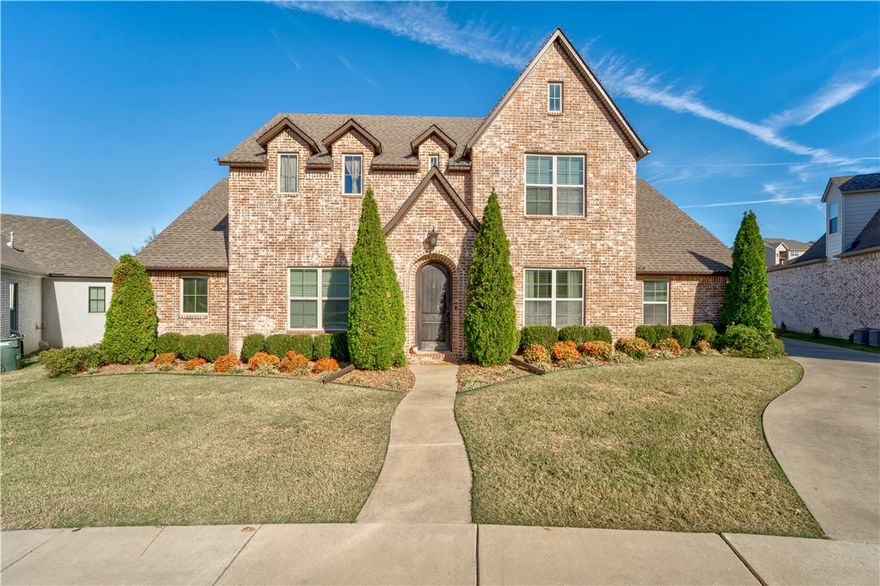 Welcome to your dream home! Located in one of the most unique, quiet, and quaint neighborhoods that Fayetteville has to offer. This is the perfect home for families with young children. You are walking distance to the park and a short bike ride to centennial bike park. With easy access to I-49, it is very easy to get anywhere you need to go within minutes. The upstairs makes for a great bonus area to host guests, or to use as a play area for kids. You will love the walk-in pantry a big open kitchen which is perfect for entertaining friends and family. This house has been very well cared for and is move in ready. The outdoor kitchen and fireplace on the back patio is amazing and makes it very easy for outdoor hosting. Don't miss an opportunity to make this beautiful home your own.