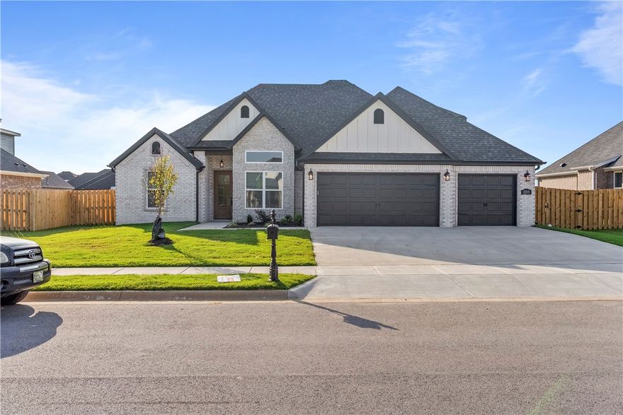 Presenting the Gary plan by award winning NWA builder - C3 Homes. This layout offers a open-concept living area that boasts a split floor plan, placing the master suite in a private position on the main level. All bedrooms are conveniently located on the main level, while the upstairs features a spacious bonus room with its own bathroom. Near schools and everything wonderful about Pea Ridge. It's all about the value of a truly custom home with high-end finish-out for $214 per square foot. Not only the best value in Pea Ridge, arguably the best value in Northwest Arkansas. Finish and fixtures, cabinets and counters that you would expect to find in more expensive homes. The home itself wows with gorgeous exposed beamed ceilings, a soaking tub and covered back patio. A written agreement in January on any of the completed homes will include $2,500 incentive towards buyers closing costs or may be used for an additional upgrade. Come see these beautiful homes for yourself today!