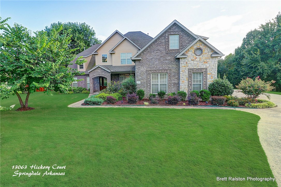 Very well maintained home in convenient location in Spring Ridge S/D. 4BR, 3BA, 3 car garage on a large lot with all the extras: Granite, wood floors, crown molding, dining room, bonus room, gas fireplace, wired for sound, central vac, security system & professional landscaping in cul-de-sac. POA maintains pond & entry landscape. Easy access to Bentonville, Rogers, Springdale & Fayetteville. Seller will provide a $5,000. allowance for fencing upon closing an accepted offer.