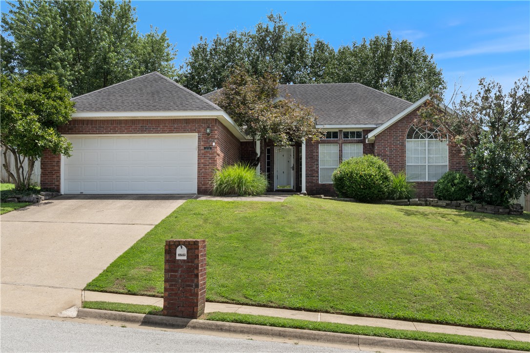 Discover this charming 3 bed, 2 bath, 1,630 sq ft all-brick home perfectly located in the heart of Northwest Arkansas! Just 3 miles from Lake Fayettevilleās fishing, hiking, mountain biking, and access to the Greenway Trail. Enjoy quick trips to the NWA Mall and great restaurants, and you're less than 10 miles from the University of Arkansas. The home features a split floorplan, crown molding, tray ceiling in the primary bedroom, and separate walk-in closets in the primary bath. A versatile room can serve as an office or formal dining. Nice backyard, no HOA or covenants, and a great neighborhood make this one a must-see! Schedule your showing today!