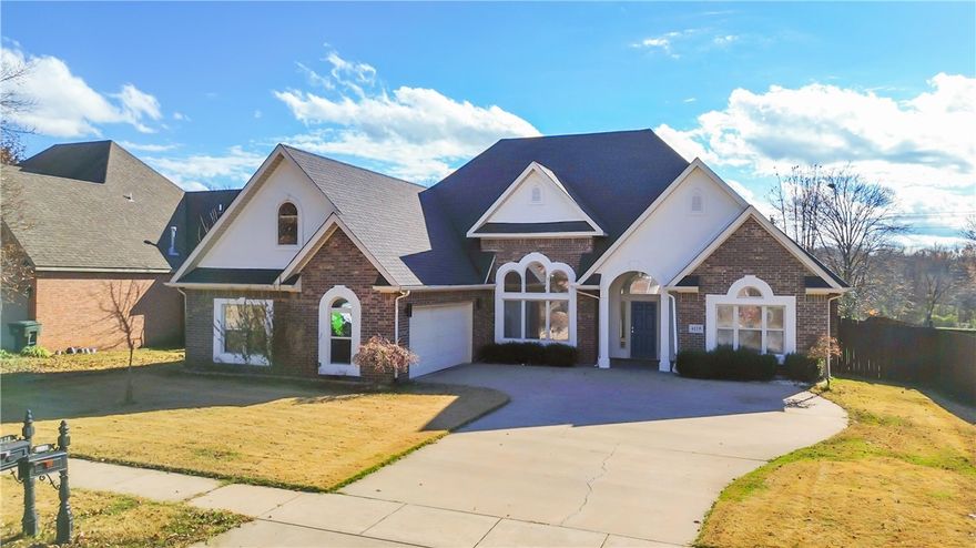 Stylish, spacious, and move-in ready in West Fayetteville! This updated 5-bed, 3.5-bath home features fresh interior/exterior paint and a modern kitchen with quartz countertops, new sink/faucet, and upgraded electrical with energy-efficient LED lighting. The main bath was converted to a sleek walk-in shower with sliding glass doors. Enjoy new ceiling fans and chandeliers throughout, plus a roof and HVAC that are approx. 2 years old. Fantastic location close to parks, schools, scenic trails, shopping, hospitals, and quick I-49 access. Motivated seller—bring your offer!