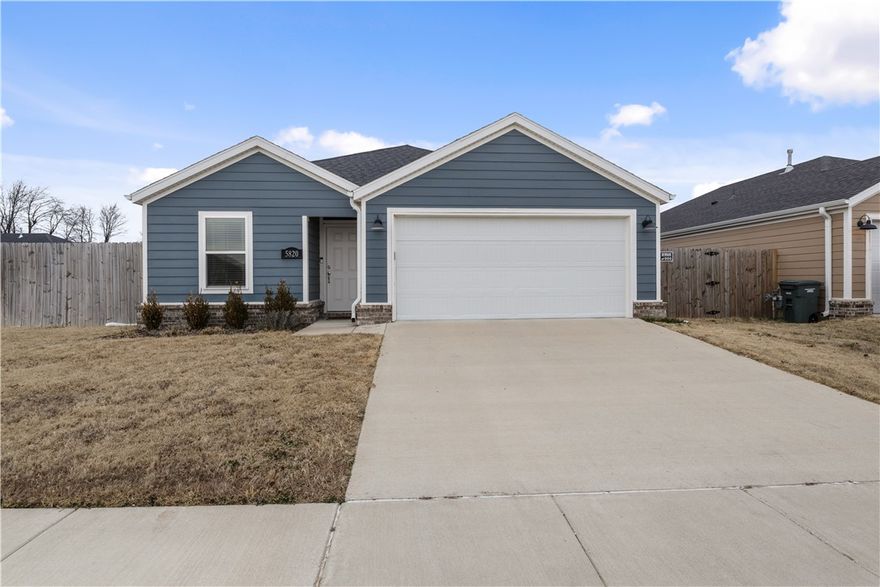 Y’all won’t want to miss this one! Like-new Riggins build on a desirable corner lot, featuring gas appliances, a bright open layout, and in excellent condition throughout. Enjoy peace of mind with a 2023 roof, HVAC, and water heater, with the washer, dryer, and refrigerator conveying. The outdoor space is perfect for hosting and entertaining. Conveniently located just minutes from Interstate 49 and close to everything you could need, this house truly feels like home and checks all the boxes. Come see this one for yourself — it’s fabulous!