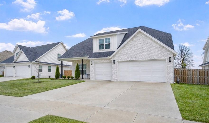 Beautiful 2023-built home offering 4 bedrooms, 3.5 bathrooms, and a thoughtfully designed layout with multiple living spaces.
Upon entering, you are welcomed by a versatile front space that can be used as a home office, formal dining area, or library. The home then opens into a spacious living room and kitchen concept featuring floor-to-ceiling cabinetry, quartz countertops, and abundant natural light.
The primary suite is located on the main level and serves as a relaxing retreat, offering a spa-like bathroom with a soaking tub, walk-in shower, and a large walk-in closet complete with a built-in vanity. A convenient half bath is also located on the main level for guests.

Upstairs you will find additional living space perfect for a second living room, media room, or play area. Two bedrooms share a Jack-and-Jill bathroom, while the fourth bedroom includes its own private bathroom, providing comfort and privacy for family members or guests.