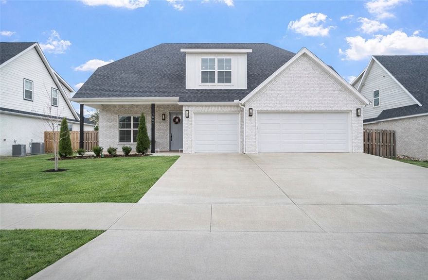 Beautiful 2023-built home offering 4 bedrooms, 3.5 bathrooms, and a thoughtfully designed layout with multiple living spaces.
Upon entering, you are welcomed by a versatile front space that can be used as a home office, formal dining area, or library. The home then opens into a spacious living room and kitchen concept featuring floor-to-ceiling cabinetry, quartz countertops, and abundant natural light.
The primary suite is located on the main level and serves as a relaxing retreat, offering a spa-like bathroom with a soaking tub, walk-in shower, and a large walk-in closet complete with a built-in vanity. A convenient half bath is also located on the main level for guests.

Upstairs you will find additional living space perfect for a second living room, media room, or play area. Two bedrooms share a Jack-and-Jill bathroom, while the fourth bedroom includes its own private bathroom, providing comfort and privacy for family members or guests.