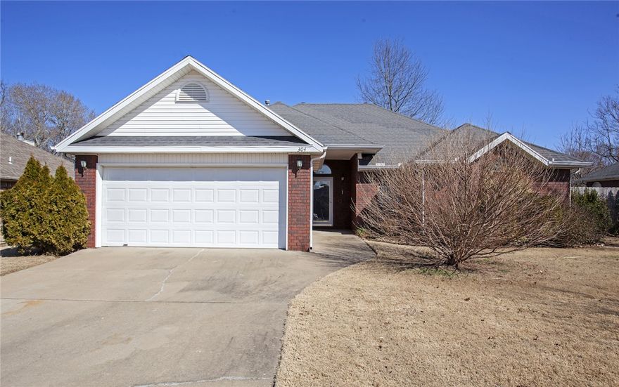 Great 3 bedroom 2 bath home just west of Walton Blvd. This home has beautiful hardwood flooring thru main living area, Fresh paint, wood burning fire place in living room and includes washer/dryer and refrigerator. Privacy fenced back yard has storage/work shop building, separate garden area and beautiful landscaping.