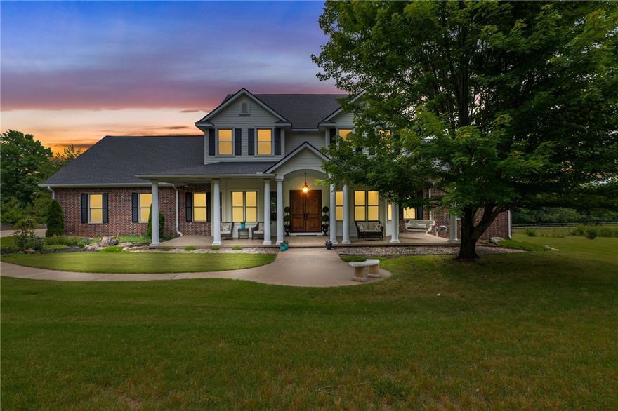 Rare opportunity! Gorgeous, custom-built home situated on an expansive 5-acre lot in East Fayetteville!! This home enjoys the best of both worlds - a serene countryside setting with room for a hobby farm while being conveniently close to schools, dining and shopping! Also just 15 minutes from downtown Fayetteville. This one-owner, open-concept residence showcases a large, updated kitchen with granite countertops and plenty of cabinet space, fresh paint, new carpeting, abundant storage options (basement, giant pantry/closets, extra storage room, storage building) and an outdoor oasis with expansive decks and a beautifully designed in ground pool.  
The luxurious primary suite, boasts a newly renovated en-suite bathroom that offers a spa-like retreat. Each of the additional bedrooms located upstairs is generously proportioned with 2 having their own ensuite bathrooms and 2 sharing a jack 'n jill bathroom. The upstairs bonus room boasting a wet bar and half bath offers an additional area for entertaining. Call today!