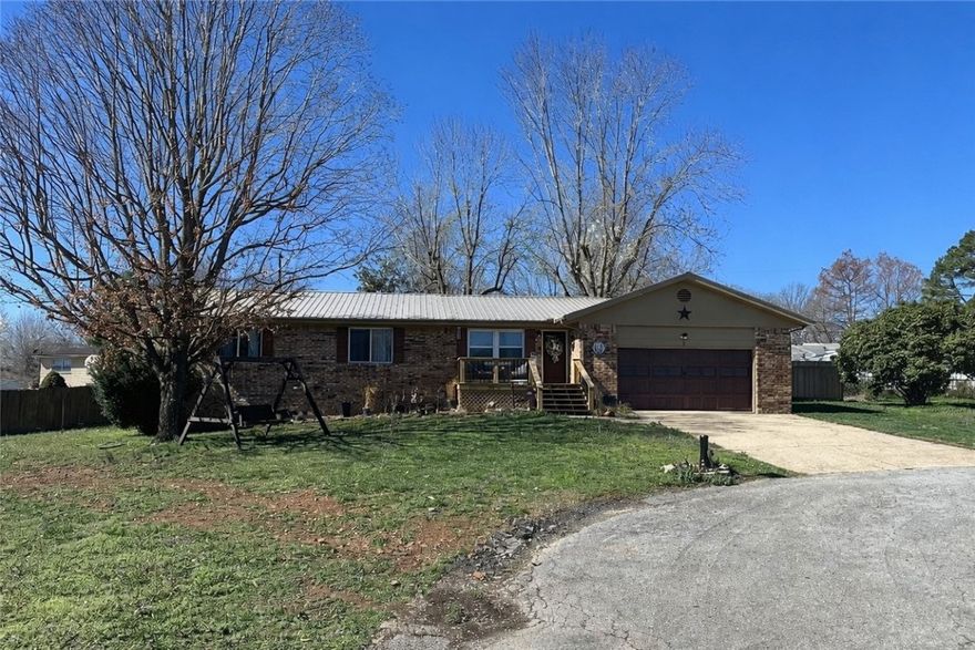 MORE PICTURES COMING SOON! 
Opportunities in Skyline Terrace don’t come along often—and this one is ready to impress. Completely updated in 2023, this beautifully maintained 3-bedroom, 2-bath home with a two-car attached garage offers a spacious open layout designed for comfortable everyday living and easy entertaining. The kitchen features custom cabinetry, marble countertops, and a classic white subway tile backsplash that flows seamlessly into the main living area. Enjoy your morning coffee beside the cozy fireplace or unwind in the sunroom overlooking the fenced backyard. Recent seller improvements include a new front porch, new back deck, new garage door, connection to city sewer, and thoughtful landscaping updates that enhance the outdoor space. The primary suite offers a relaxing retreat with a large walk-in shower. Located in Skyline Terrace, this home blends comfort, style, and convenience. Schedule your showing today.