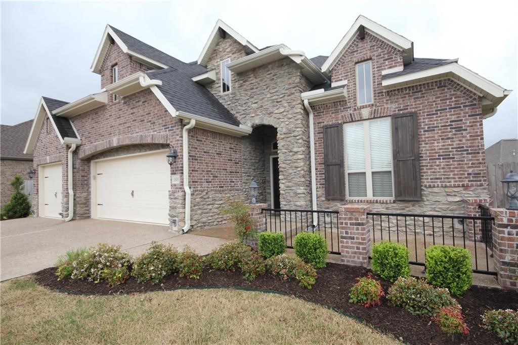 Beautiful 4 bedroom 3.5 bath home nestled on .26 acre in desirable Central Park Subdivision. This home features granite counters, wood floors in living and dining with tile in wet areas, gas log fireplace, large master bedroom, walk in closets, a bonus room, and so much more. If you love to entertain, this is for you with its covered patio and outdoor fireplace. Won't last long!