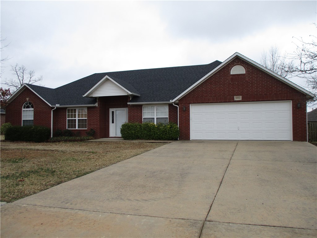 Clean and Move-in ready 4 bedroom 2 full baths. 4th bedroom could be an office with pocket door to entry way. 2-car garage with a large fenced back yard and 10x16 storage building. Refrigerator, washer & dryer are furnished. Great neighborhood location with easy access to Hwy 412 E or Hwy 59N. No pets.