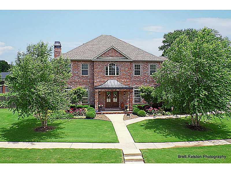 Fantastic custom home walking distance to Crystal Bridges. Has all of the Upgrades; Granite Counter tops, Crown Molding, Custom Cabinets, Professional Style Range, Fantastic back yard with Salt water Pool, Outbuilding, Media Room and Office.,Backyard is an oasis to enjoy the amazing outdoor living space. With 4 bedrooms 3 and a half baths, attached nursery with closet, and an office there is plenty of room for the entire family. New Roof, Copper roof and chimney caps, gutters, parts of Facia.