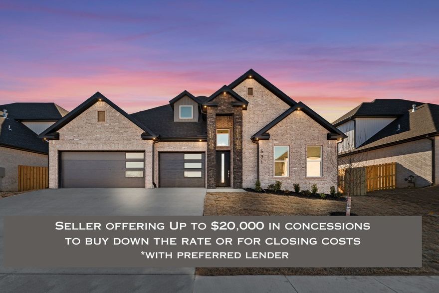 Exceptional home on a premium north facing lot backing to a scenic park with pond, fountain & trails in Silver Leaf Estates. Enjoy a light-filled, sophisticated atmosphere with soaring 2 story 14' ceilings, oversized 6’ windows, 8’ doors & elegant finishes on the main level. The open-concept 1st floor features a spa-like primary suite, 1/2 bath and 2 guest beds that share a bath. Upstairs, a versatile bonus/media room with a full bath can serve as a 4th bedroom suite- wired for 7.1 sound system & has climate controlled media closet. The designer kitchen showcases custom cabinetry to the ceiling, Calacatta quartz countertops, an oversized island, & premium stainless appliances. Other features include: engineered hardwood floors, Cat-6 wiring, USB & USB-C ports, energy-efficient Solarboard attic decking & fence. Neighborhood amenities will include a dog park, pool, playground & club house with fitness room & dog wash. SELLER AND PREFERRED LENDER OFFERING UP TO $20,000 IN CONCESSIONS FOR CLOSING COSTS OR RATE BUY-DOWN