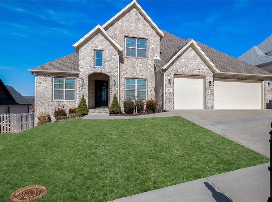 Remarkable home that has been amazingly maintained. Master, 2nd bedroom suite and office on first floor. Bonus and 2 bedrooms and 2 bathrooms upstairs. Large open format with beamed ceiling that open to a gourmet kitchen. Huge Pantry. Screened back porch with additional uncovered deck area. This home offers high-end features, custom upgraded lighting, and custom cabinets. Crown Molding with upgraded Trim throughout the home. Walking distance to Osage Park. This one will go fast so don't wait to call for a private showing.