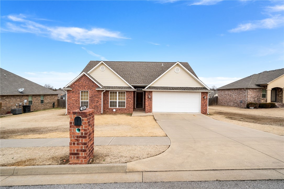 One owner open concept 3 bed 2 bath home with a split floor plan in an RD eligible area. Features inside include a 10 ft tall living area, granite tops and large tile floors throughout, soft close cabinet drawers, stainless appliances, LARGE master closet, walk in tile shower in MB, and a security system. Out back theres a covered patio as well as a detached 12x12 brick storage building with electric. This home definitely checks a lot of boxes. More photos to come