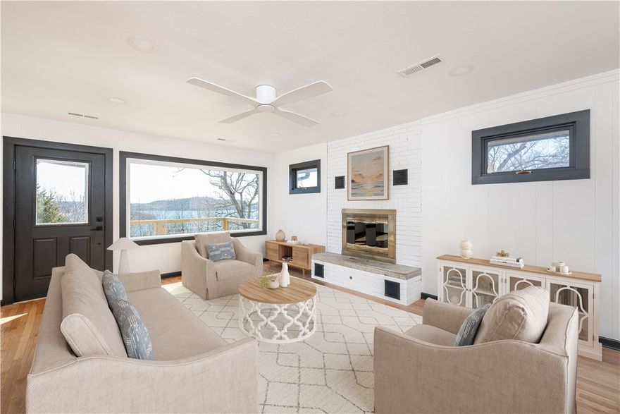 Trade in city noise for lake life serenity in this REMOTE LOCATION — come see why this peaceful retreat is one of the best-kept secrets near Beaver Lake!Just a 6-minute drive to the Indian Creek public boat ramp, this beautifully updated home offers comfort, space, and value that’s hard to find.

With ~1,800 sq. ft. of heated and cooled space, you’ll enjoy:
 • 3 bedrooms, 2 full bathrooms
 • Spacious living room + bonus/rec room
 • Eat-in kitchen with new cabinetry and black stainless steel appliances
 • Gorgeous sanded and stained hardwood floors
 • Recessed lighting and a cozy gas-log fireplace
 • Brand new deck, HVAC system, electrical, propane line, and whole-house guttering

There’s an additional building slab and driveway just east of the home — perfect for a shop, guest suite, or MIL quarters!  $2,500 lender credit to top it off!  INVESTORS, this is perfect for you!