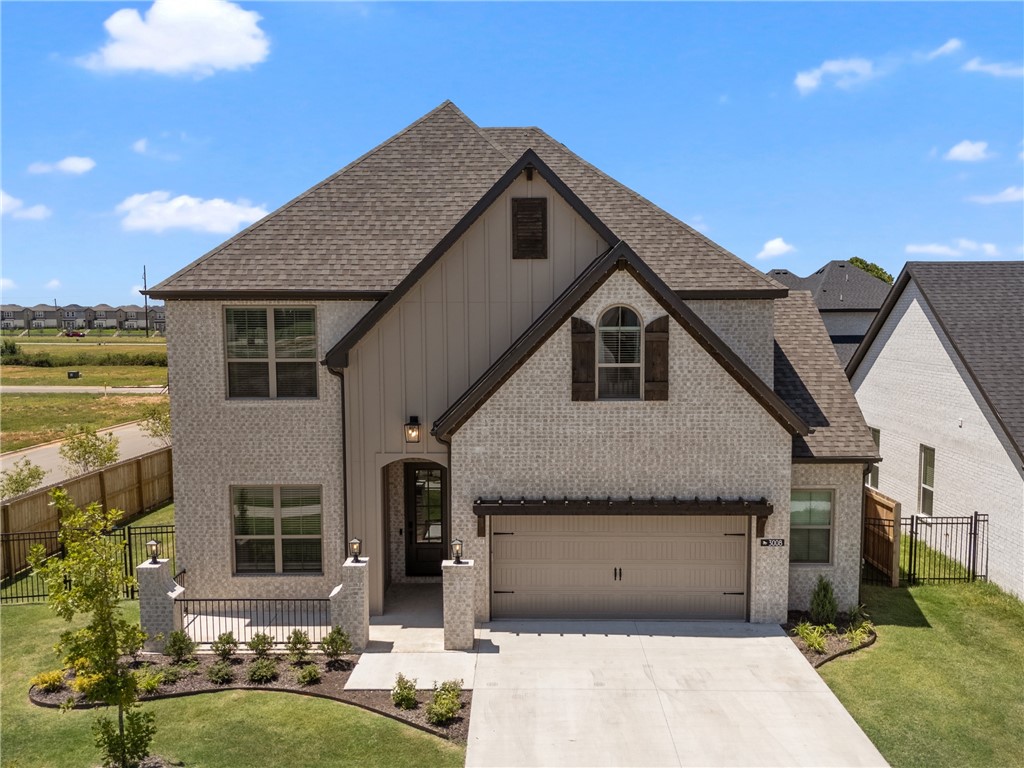 Beautiful new home on a privacy fenced corner lot in the desired SW Rogers area. Home comes fully furnished with high end non-toxic furniture and appliances. Located in walking distance to shopping and dining and near schools and hwy 49 for easy access to NW Arkansas. Landlord pays all utilities and takes care of the lawn. The exterior eaves are equipped with led gemstones lights that are programmable for any holiday, sporting events or special occasions.