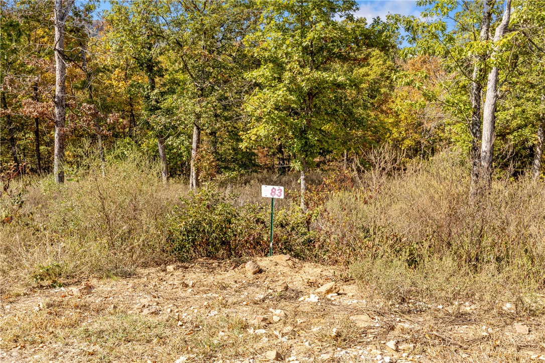 Lot 83 (0.60 m/l ac) on Restore Ridge in Round Mountain Estates, like all lots at RME, is ready to build your dream home on! All utilities are in place. This lot has beautiful raw rock features. RME is a new, master planned, exclusive subdivision located 10 minutes west of Harrison, AR. The following utilities are already on site making the building process much easier for you; natural gas, fiber optic internet, electric, public water, and sewer. Interested in your family seeing the star lights instead of those city lights? RME is what you've been searching for! RME features a 350 +/- acre common area for its residents that includes a stocked fishing pond, Kissing Rock trail, natural springs to explore, Baby Canyon trail, incredible bluff lines to climb, and views for hundreds of miles that will not only take your breath away but will forever be etched in your memory! Neighborhood amenities coming soon.