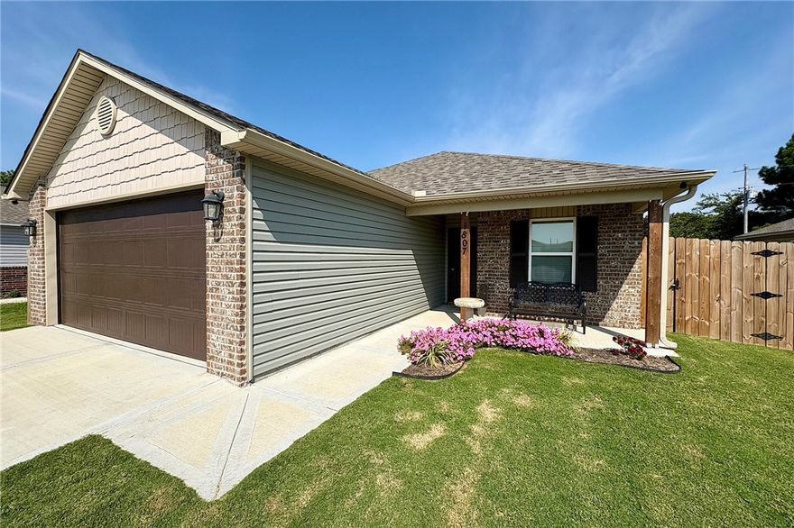 Modern 4 bed 2 bath gem offers 1,699 square feet of living space that combines style, comfort, and convenience. With an open, spacious layout, upgraded features throughout, and 6 foot privacy fence already installed. This property is Agent Owned.