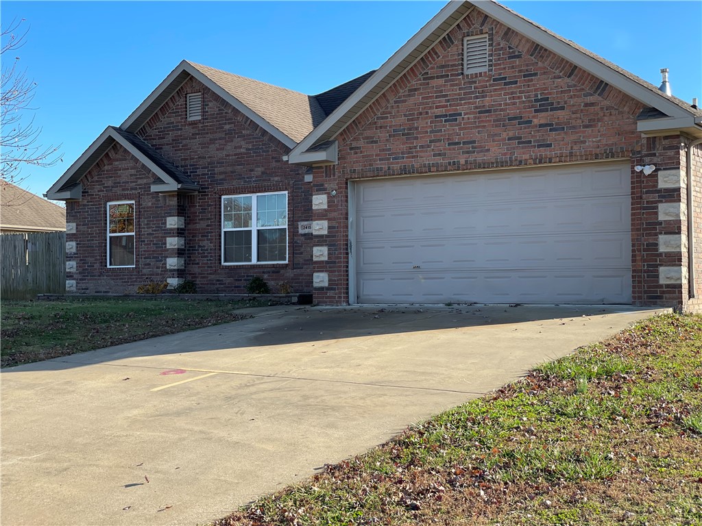 2415 Heather Lynn Lane, Fayetteville. 4 BR, 2 BA Brick Home on Nice Lot. Granite counter tops, Wood Laminate & ceramic tile floors. Whirlpool tub in master bath. Fireplace with gas logs. New interior paint. New garage door. Wood privacy fence. Guttering.