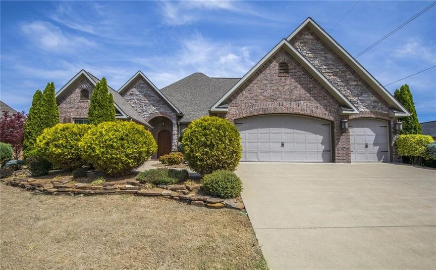 Professional photos coming soon! Welcome to Lochmoor Club! This home boasts one of the largest yards in the neighborhood, 4 beds, 4 full baths, a dedicated office space, formal dining, and a bonus room! Located less than a mile from The Bentonville Community Center. The kitchen has been completely remodeled. More info to come.