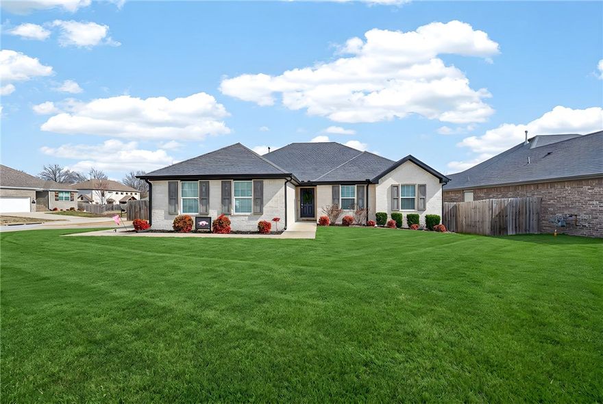 Welcome to this beautifully maintained home on a desirable corner lot in West Fayetteville! This inviting property offers a light-filled layout where natural light shifts throughout the day, creating a warm and vibrant feel in every room. The kitchen is a standout feature with granite countertops, abundant cabinet space, and a layout that flows easily into the main living areas—perfect for entertaining or everyday living. The spacious primary suite provides a comfortable retreat and includes a large walk-in closet with plenty of storage. Step outside to the covered back deck, ideal for relaxing evenings, weekend grilling, or enjoying the privacy of the backyard. With its excellent curb appeal, thoughtful layout, and convenient location close to shopping, dining, parks, and schools, this well-cared-for home offers the perfect blend of comfort, style, and convenience in one of Fayetteville’s most desirable areas. $5000 of Preferred Lender credits to be paid for Buyer.