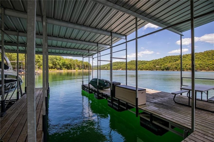 **Boat Slip in Community Dock Included.** Come enjoy the beauty of Beaver Lake. Here is your opportunity to build your dream home on Beaver Lake.  This beautiful lot is 1.69 Acres (+/-) with plenty of room to build your custom home.  The lot has been surveyed and perc test has been completed.  The community dock is located just a short distance from the lot. You follow Eagle Point Rd around to the back side of the lot (just to the East).  Look for the parking area and trail to the dock. The slip will be the one with no boat or boat lift.  The community dock has a swim platform as well. There is a metal storage container on the lot that does not convey with the sale. Buyer to verify septic and well requirements.