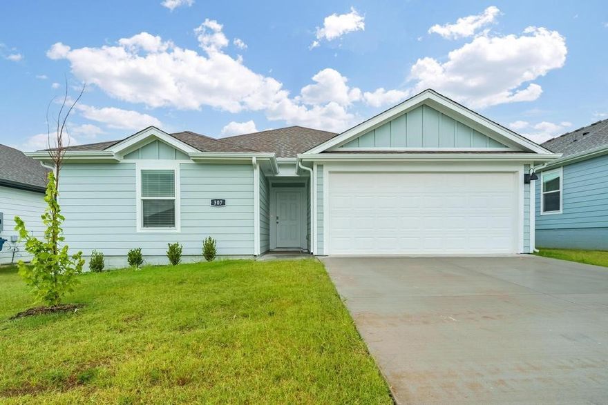 For Rent in Applewood Estates – Highfill, AR Step into this beautiful, brand-new 3 bedroom, 2 bathroom ranch-style home offering 1,404 square feet of modern comfort. With luxury vinyl plank flooring in every room, LED lighting throughout, and a bright open layout, this home checks all the boxes. The kitchen features granite countertops, stainless steel appliances, and plenty of space to cook and entertain. Enjoy the backyard—great for relaxing evenings or weekend gatherings—and a spacious 2-car garage for added convenience. Located just minutes from the NWA Regional Airport, with easy access to local shopping, dining, and everything Northwest Arkansas has to offer. Perfect for families, students, or anyone looking for a fresh start in a quiet, growing community. Available 1/1/26  for $1,650/month—schedule your tour before it’s gone!