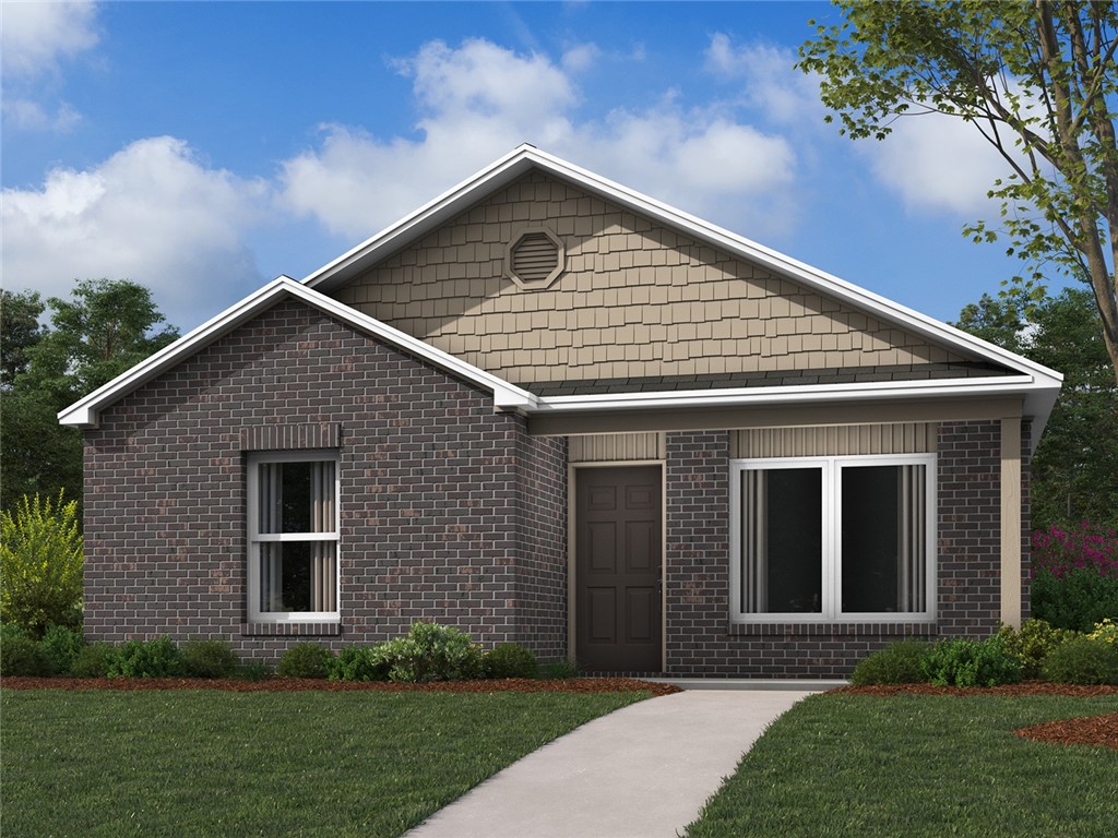The charming Monaco plan is packed with curb appeal. Enjoy your evenings on the inviting covered front porch. This home features an open floor plan with 3 bedrooms, 2 bathrooms, a spacious living area, and a remarkable eat-in kitchen fully equipped with energy-efficient appliances, ample counter space, and a sizable pantry. Plus, a great covered back porch. Learn more about this home today! *Photos are of similar model
