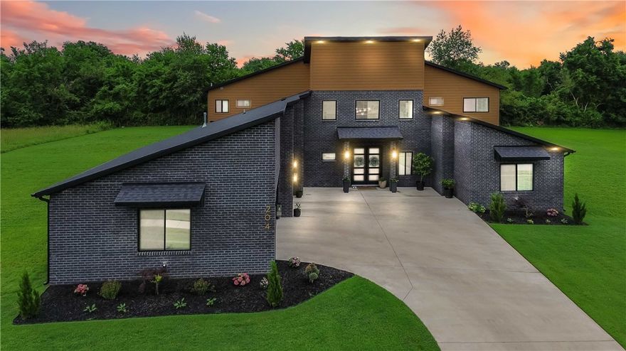 Experience contemporary design and comfort in this beautifully crafted home located in Healing Springs Subdivision. The open-concept floor plan effortlessly connects the living, dining, and kitchen areas, perfect for entertaining or everyday living. The gourmet kitchen features custom cabinetry, combining functionality with sleek style. A dedicated private office provides an ideal setting for remote work or study. Upstairs, you’ll find two generously sized bedrooms, each with its own ensuite bath and walk-in closet, plus a versatile bonus room for added flexibility. Set on a spacious 1-acre lot. Experience the perfect blend of peaceful outdoor living and charming neighborhood amenities, including a pond, waterfall, and natural spring. This is a rare opportunity to enjoy space, style, and nature all in one.  Schedule your showing today!