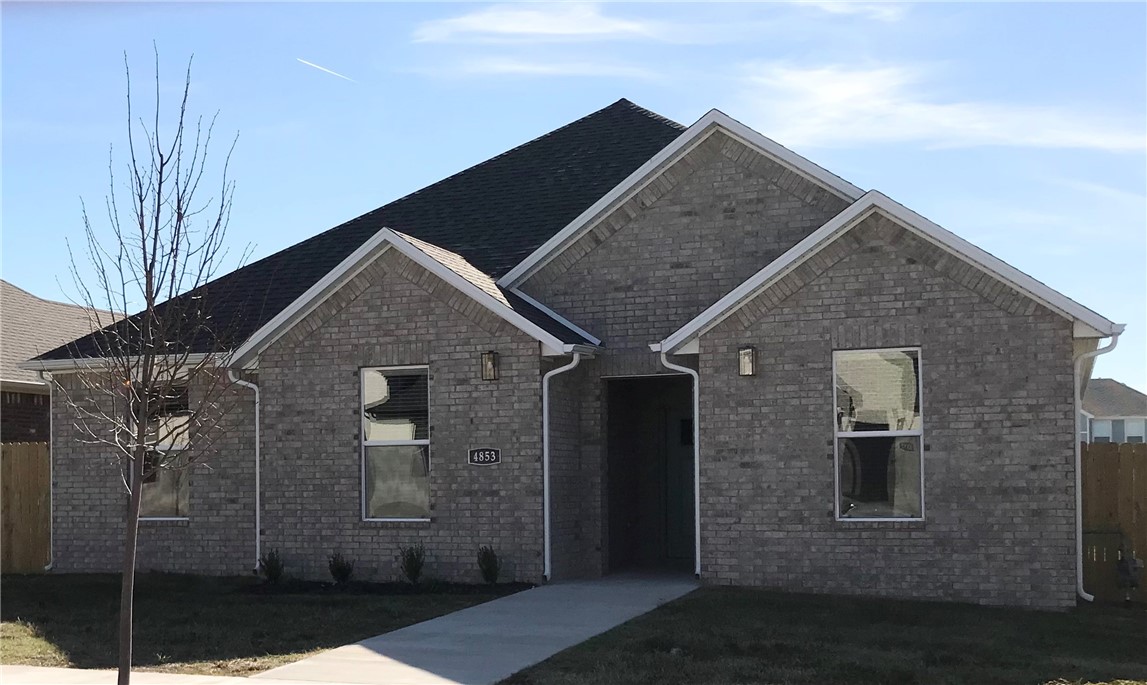 1813 Plan with 1813 Square feet in The Element Phase 3! Experience all that Fayetteville has to offer while living in a brand-new home in The Element which is just off of Broyles Road in Fayetteville. These homes will be 4-sided brick (per plan). Architectural shingles! Lovely kitchen with quartz countertops and backsplash! 42-inch cabinets! Master bathroom will have a fabulous en-suite with oversized walk-in shower! Gas Fireplace with Brick Surrounds to ceiling! Flooring will be LVP and Carpet. Craftsman style front door with glass insert. Rear Load Garages.