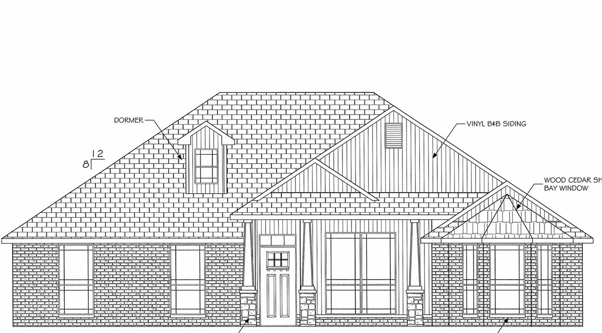 energy efficient new construction, open floor plan thru living area of home with 10' ceilings accented with crown molding. Split 4 bedroom plan, whirlpool tub and walk in shower in master bath, covered patio in back, granite countertops.