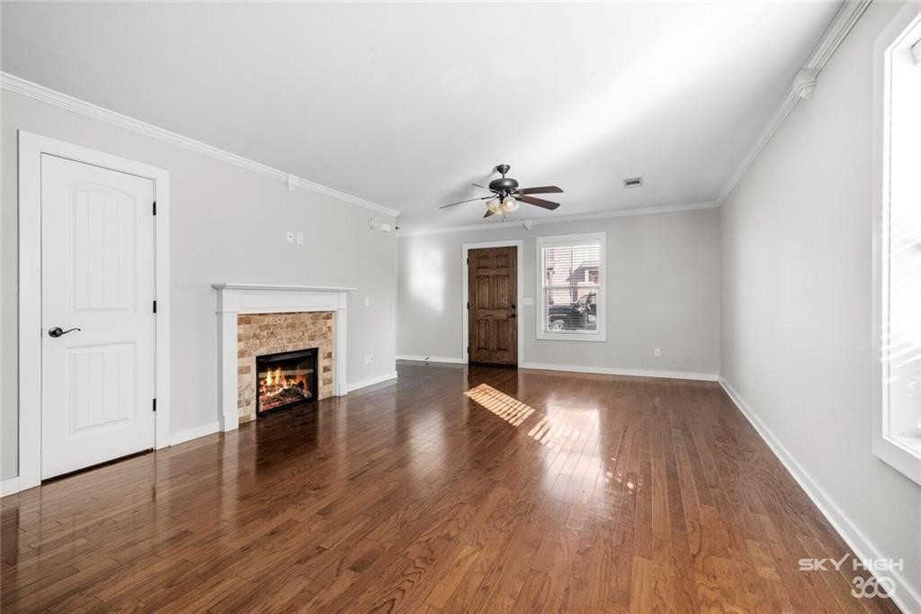 Welcome To Your Next Home! Located Right On The Line Between Johnson, Springdale And Fayetteville, This Condo Is Just Minutes From Numerous Shopping, Entertainment, Restaurant Options And So Much More! Convenient To I-49. Main Level Living, Kitchen, Dining, Laundry And Half Bath. Two Beds Up, Each With Their Own Attached Bath. Pictures are similar but not exact. Credit and Background check required