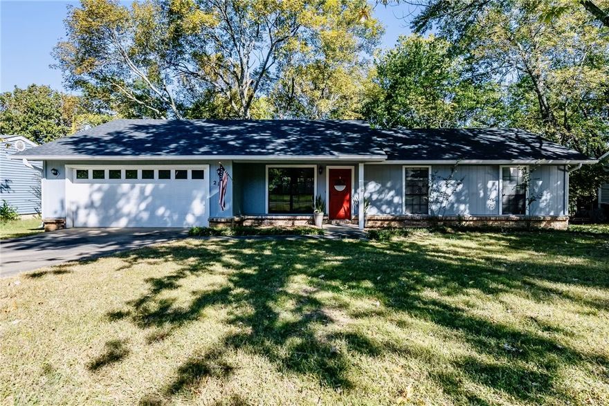 Welcome to your new home nestled on a quaint, serene circle that offers a unique fusion of serenity and community with proximity to the energetic atmosphere of campus life or easy commuter access to I-49, both mere moments away.  Whether you're an investor seeking a promising opportunity or a first-time homebuyer desiring a slice of comfort in a sought-after location, this property promises both. This property is not just a house; it's a canvas for a lifestyle enriched by nature, tranquility, and family joy. The blend of front yard charm and a fenced-in backyard embraced by mature trees creates an idyllic setting for relaxation, play, and creating cherished memories.  Well maintained home featuring 3bed/2bath with bonus office/den area off of main family room.  New roof and bedroom carpeting 2023. Refrigerator/washer/dryer to convey.