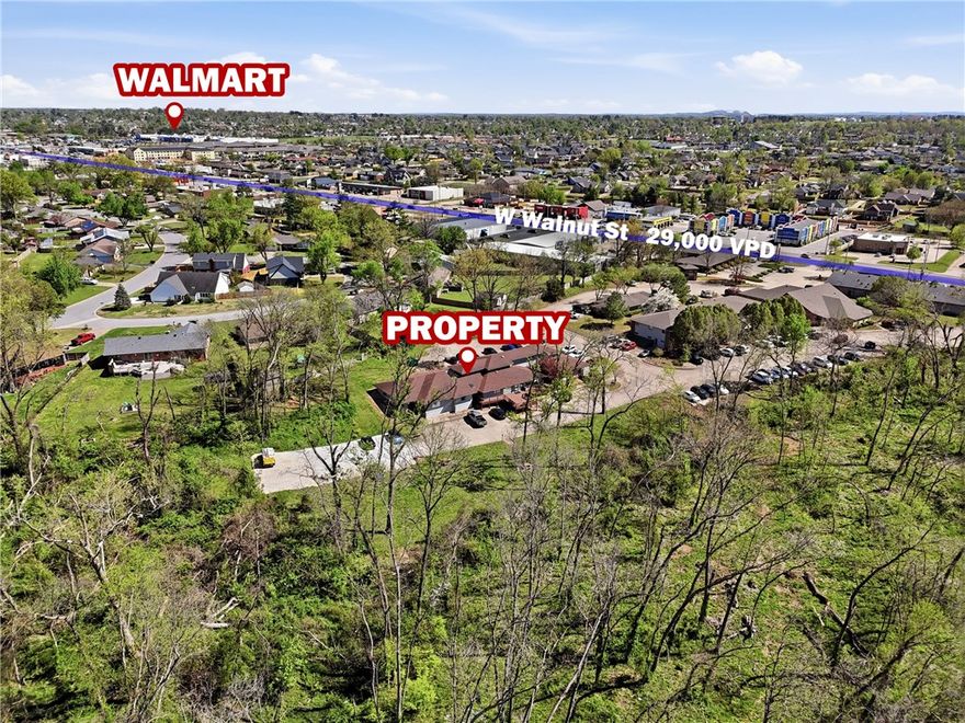 +/- 235 SF CORNER office space now available just off W Walnut in Rogers! This suite is ideal for
individuals seeking a dedicated workspace in a convenient location. The property boasts a newly built
deck, a bike rack at the entrance, and shared amenities, including a break room, conference room, and
restrooms. Additionally, common areas are professionally cleaned by Molly Maids, and each suite
benefits from individual trash collection services. This suite offers a private entrance at the corner of the
building, providing direct access from the parking lot to the office suite AND a private sink within the
suite. Positioned right next to Osage Creek and a paved biking/walking tail, also situated approx. 1.5
miles from I-49, the major interstate system that runs through Northwest Arkansas. Don't miss this
opportunity to secure a well-maintained office space in a prime location!